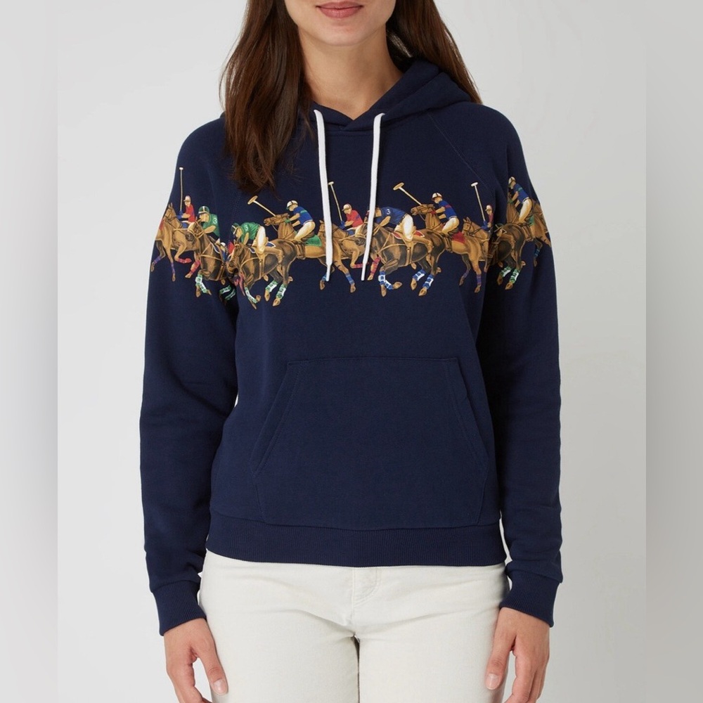 POLO Ralph Lauren Equestrian Horse Riding Hoodie Sportsman Stadium